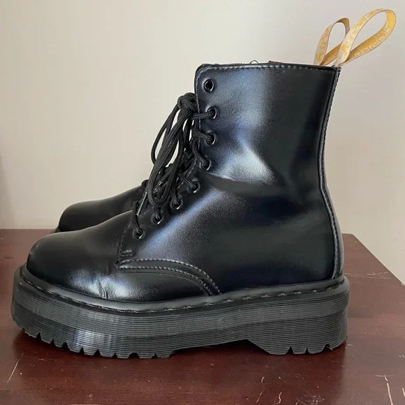 Doc Martens Vegan Jadon Platforms - Picture 3 of 11